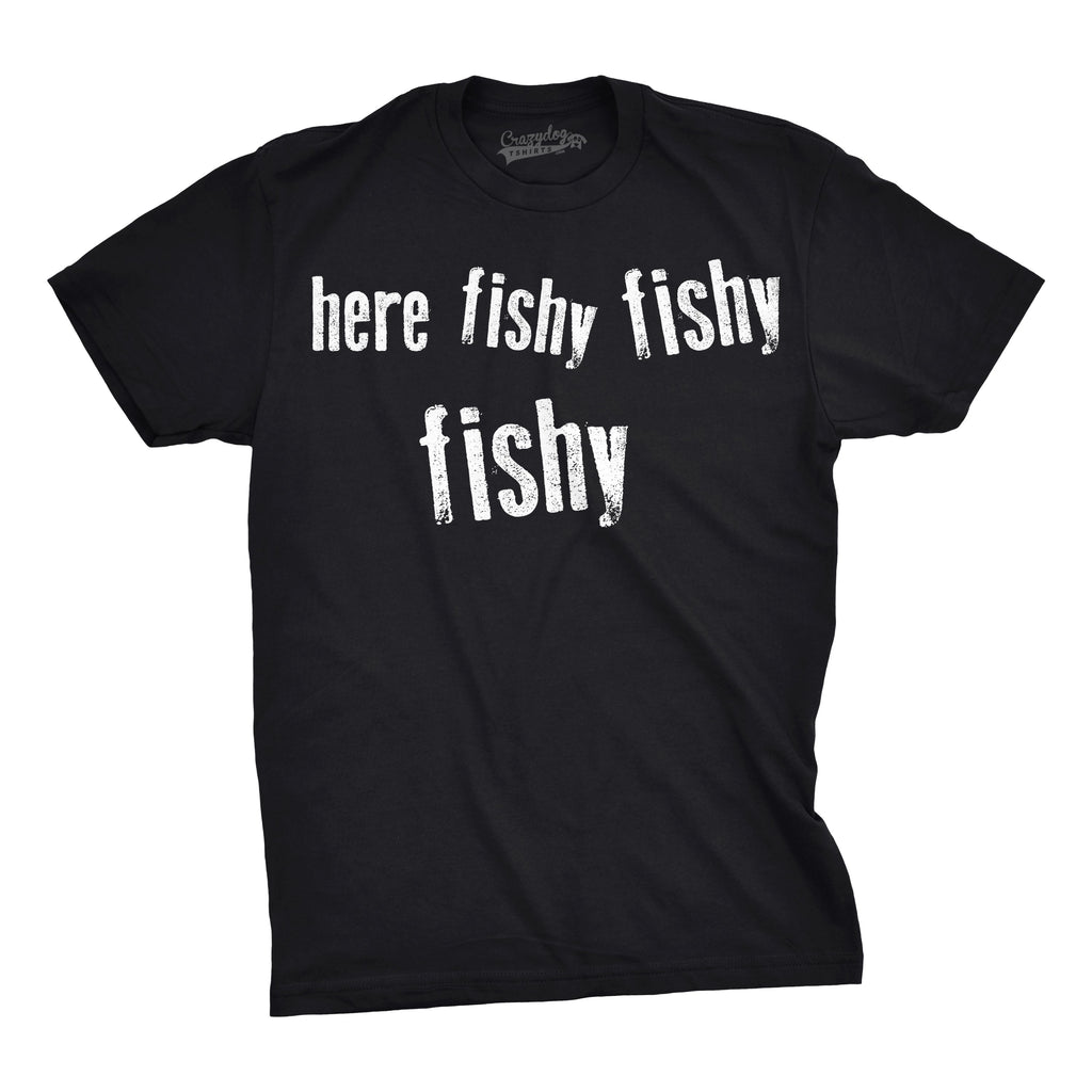 Here Fishy Men's T Shirt product image 5