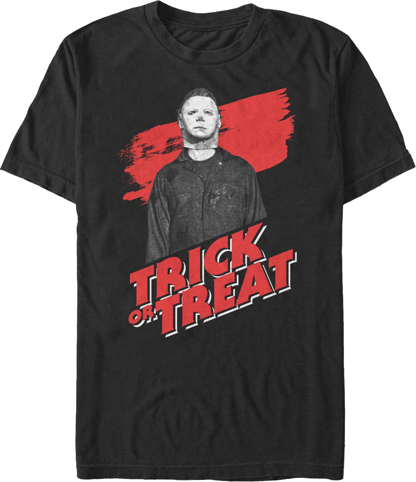 Michael Myers Trick Or Treat Halloween T-Shirt product image 1