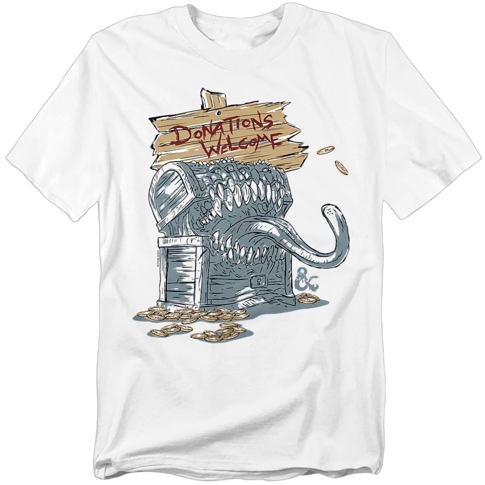 Mimic Treasure Chest Dungeons & Dragons T-Shirt product image 1