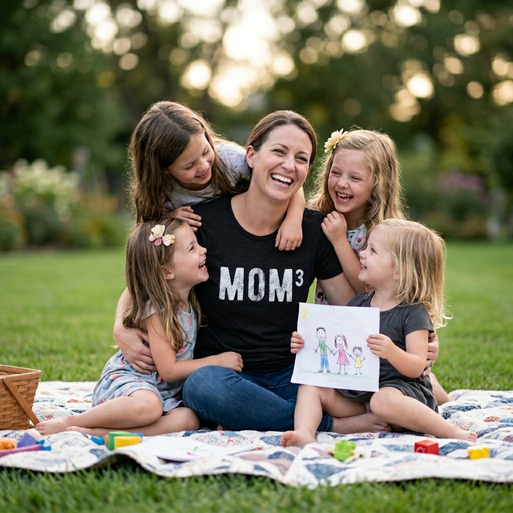 Mom Of Three Women's T Shirt product image 4