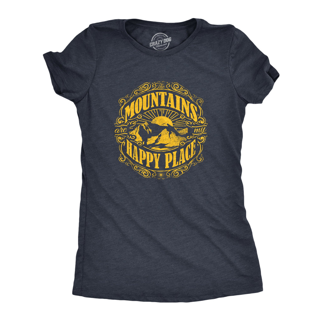 Mountains Are My Happy Place Women's T Shirt product image 1