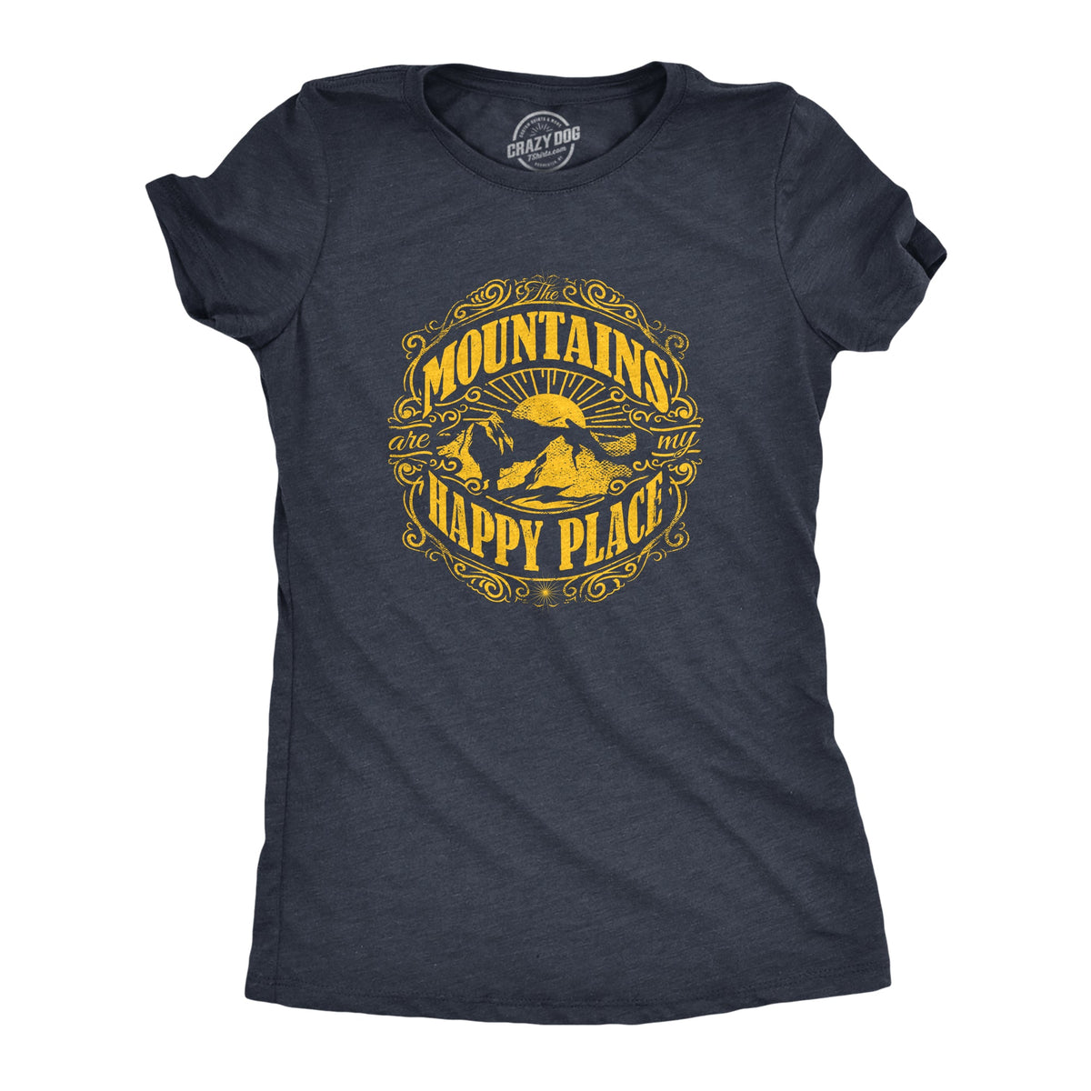 Mountains Are My Happy Place Women's T Shirt product image 1