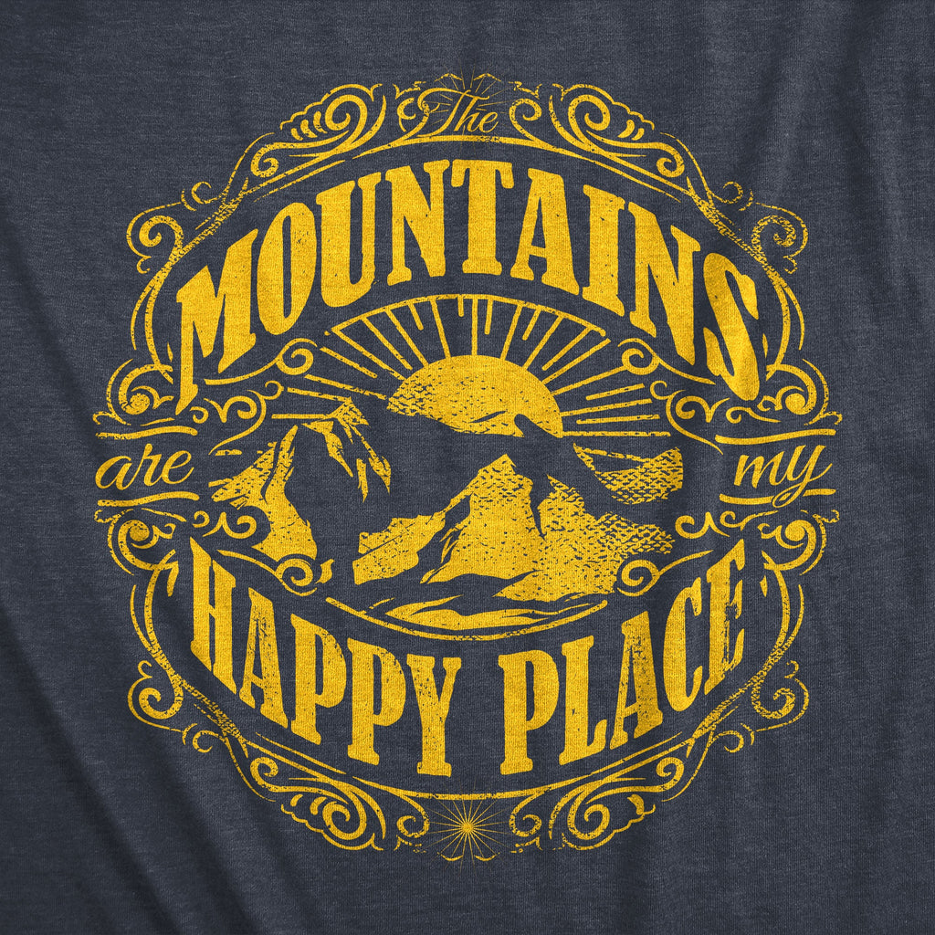 Mountains Are My Happy Place Women's T Shirt product image 3