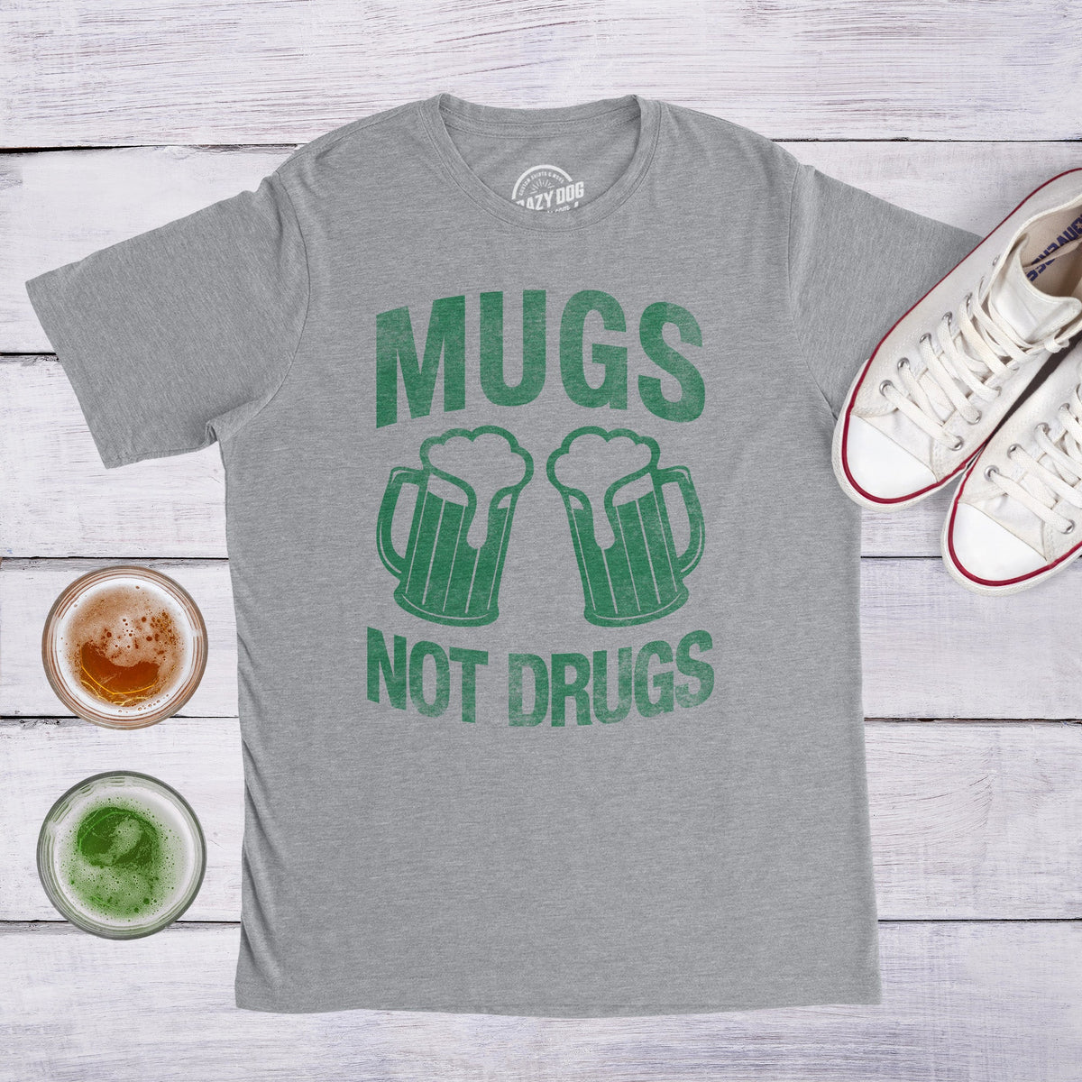 Mugs Not Drugs Men's T Shirt product image 2