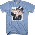 Blue Mustache Goals Monopoly T-Shirt product image 1