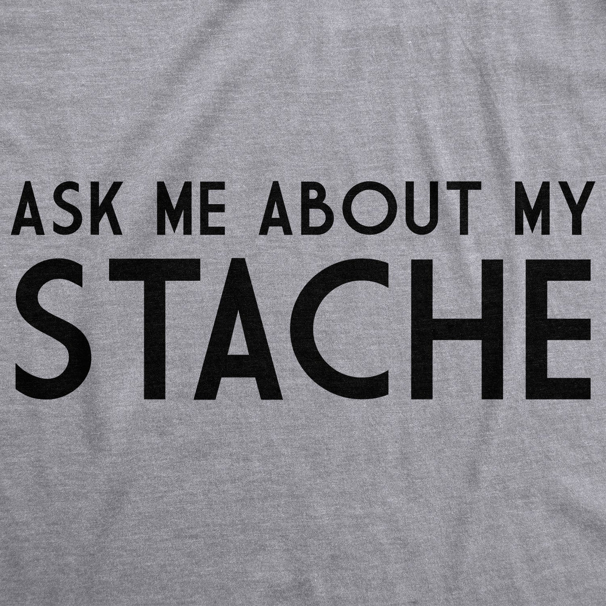 Ask Me About My Mustache Flip Men's T Shirt product image 2