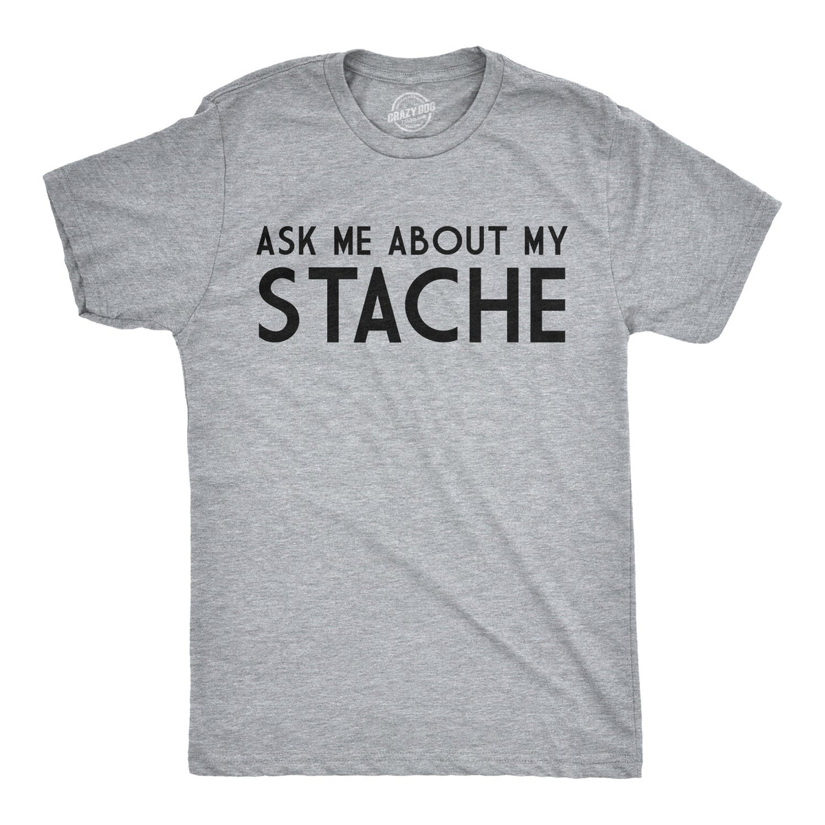 Ask Me About My Mustache Flip Men's T Shirt product image 1