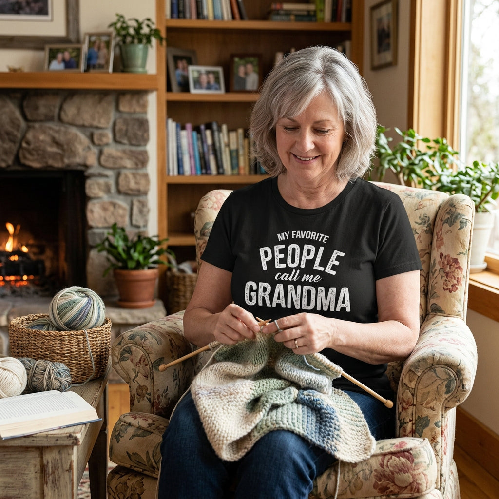My Favorite People Call Me Grandma Women's T Shirt product image 11