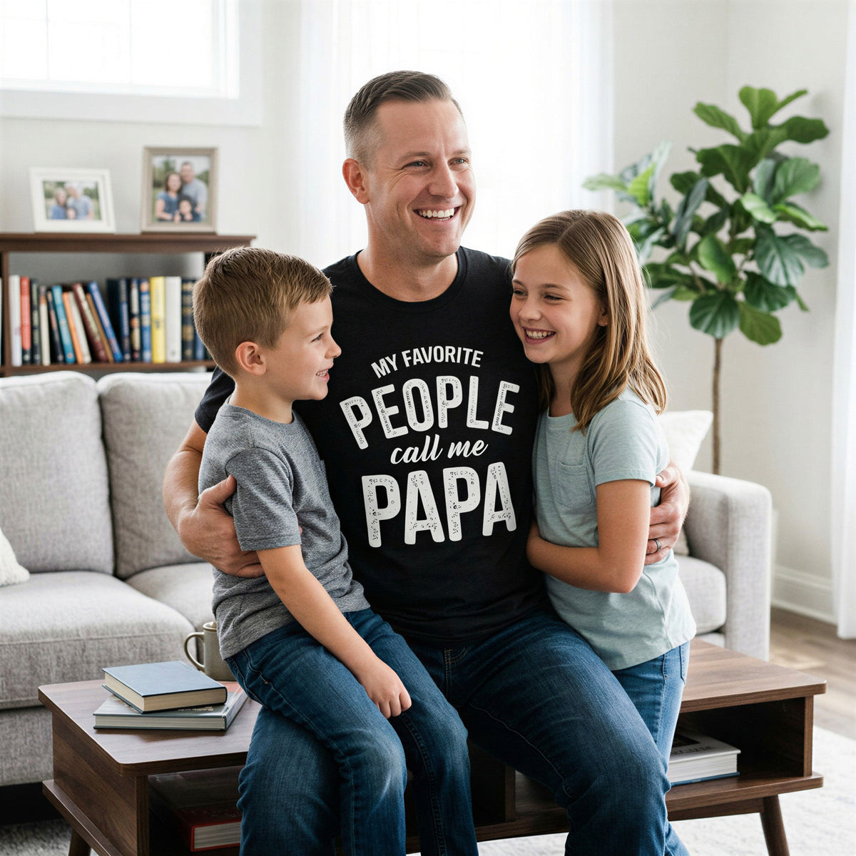 My Favorite People Call Me Papa Men's T Shirt product image 5