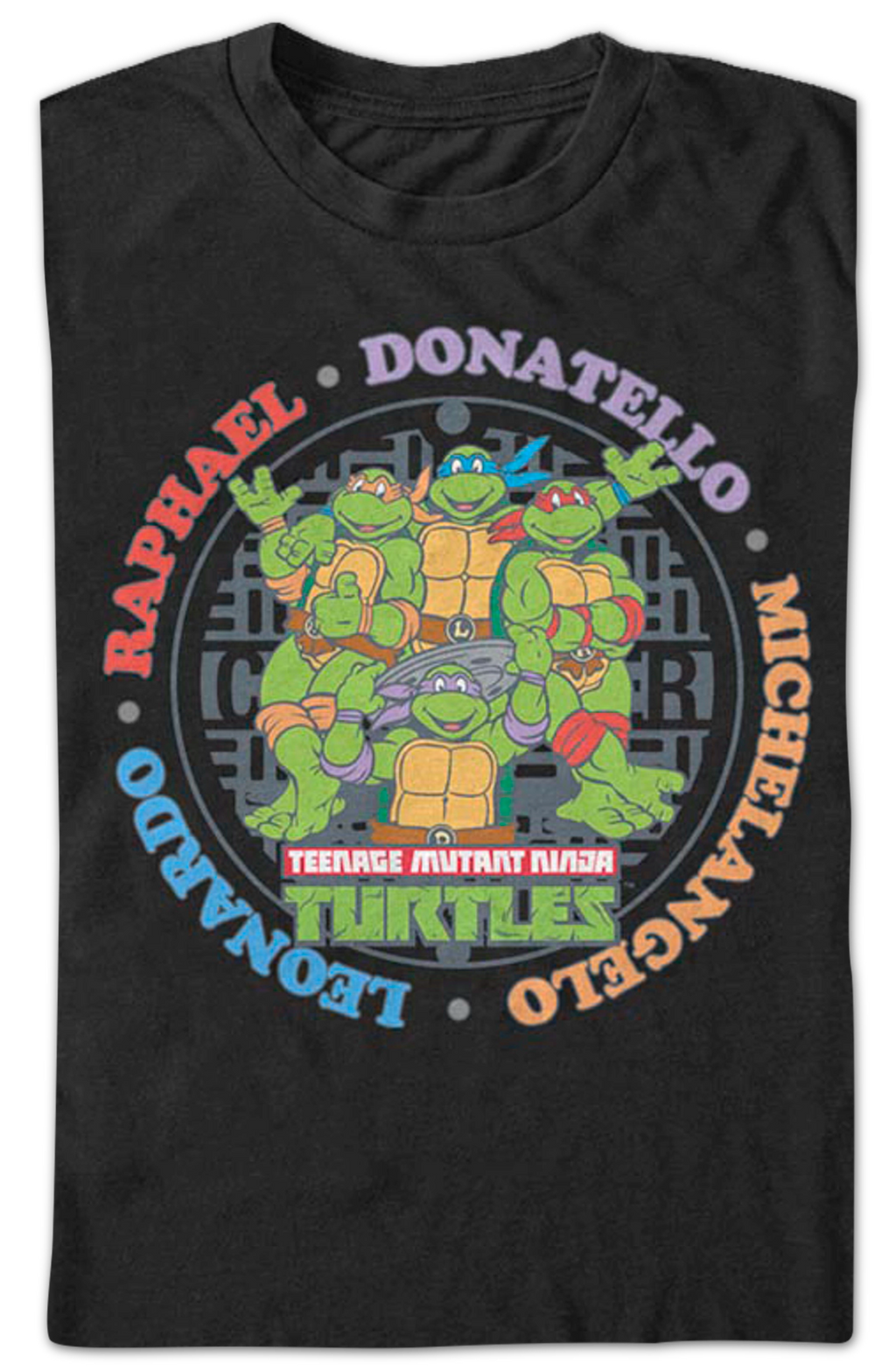 Names Teenage Mutant Ninja Turtles T-Shirt product image 2