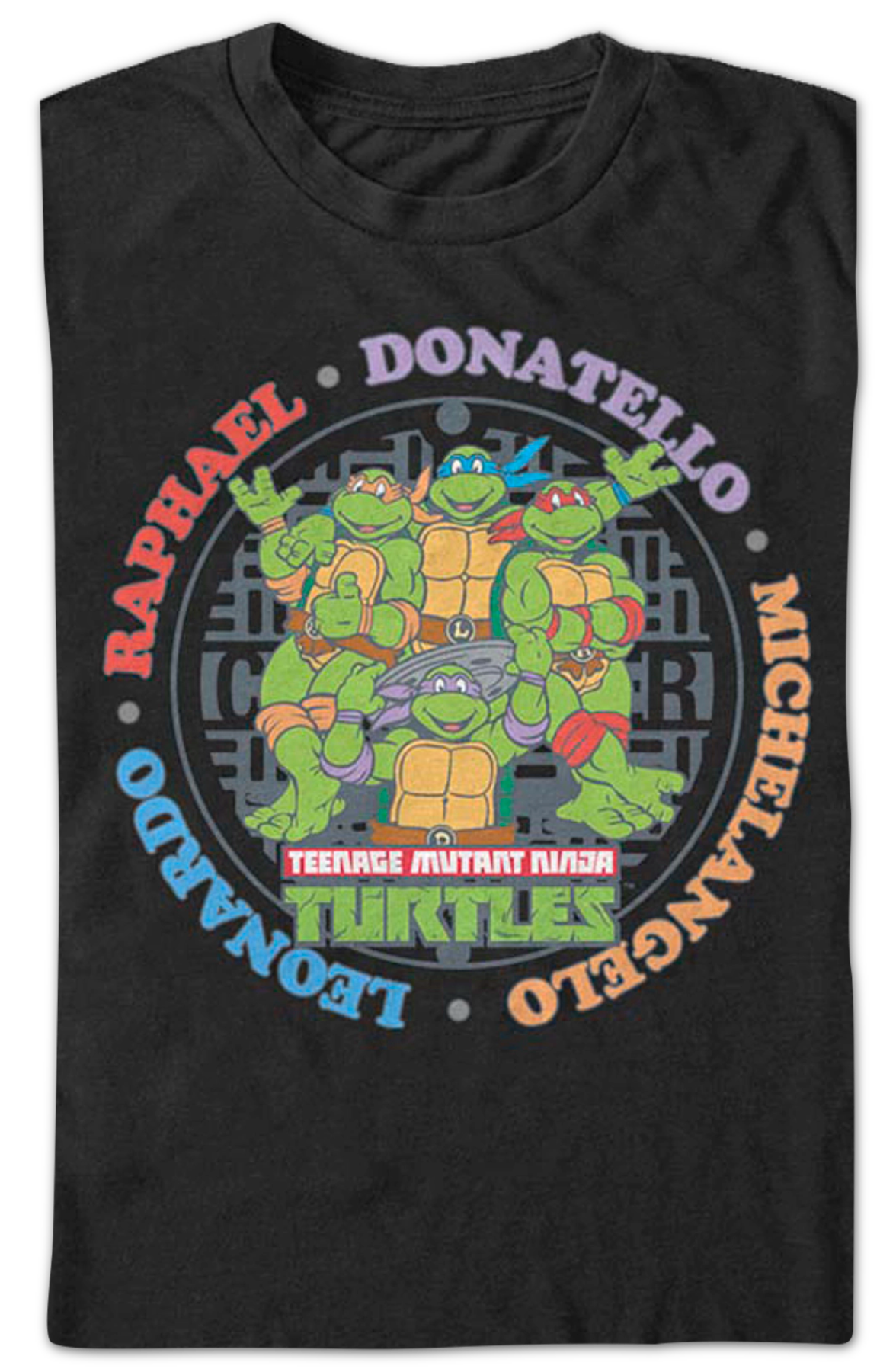 Names Teenage Mutant Ninja Turtles T-Shirt product image 2