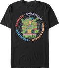Names Teenage Mutant Ninja Turtles T-Shirt product image 1