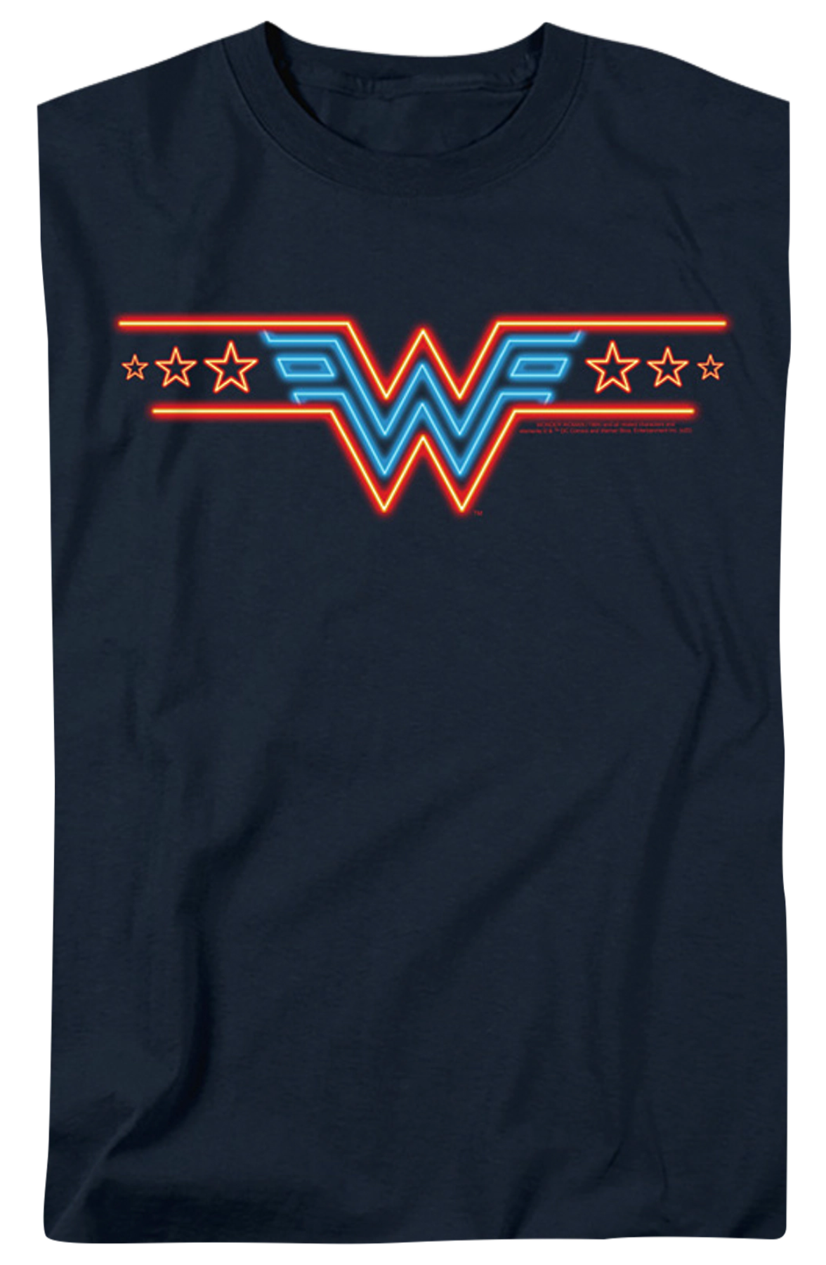Neon Logo Wonder Woman T-Shirt product image 2