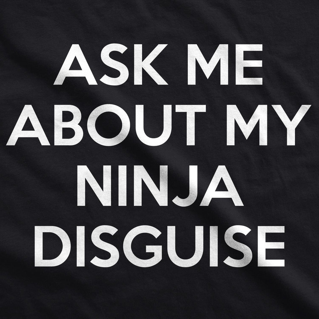 Ask Me About My Ninja Disguise Flip Youth T Shirt product image 4