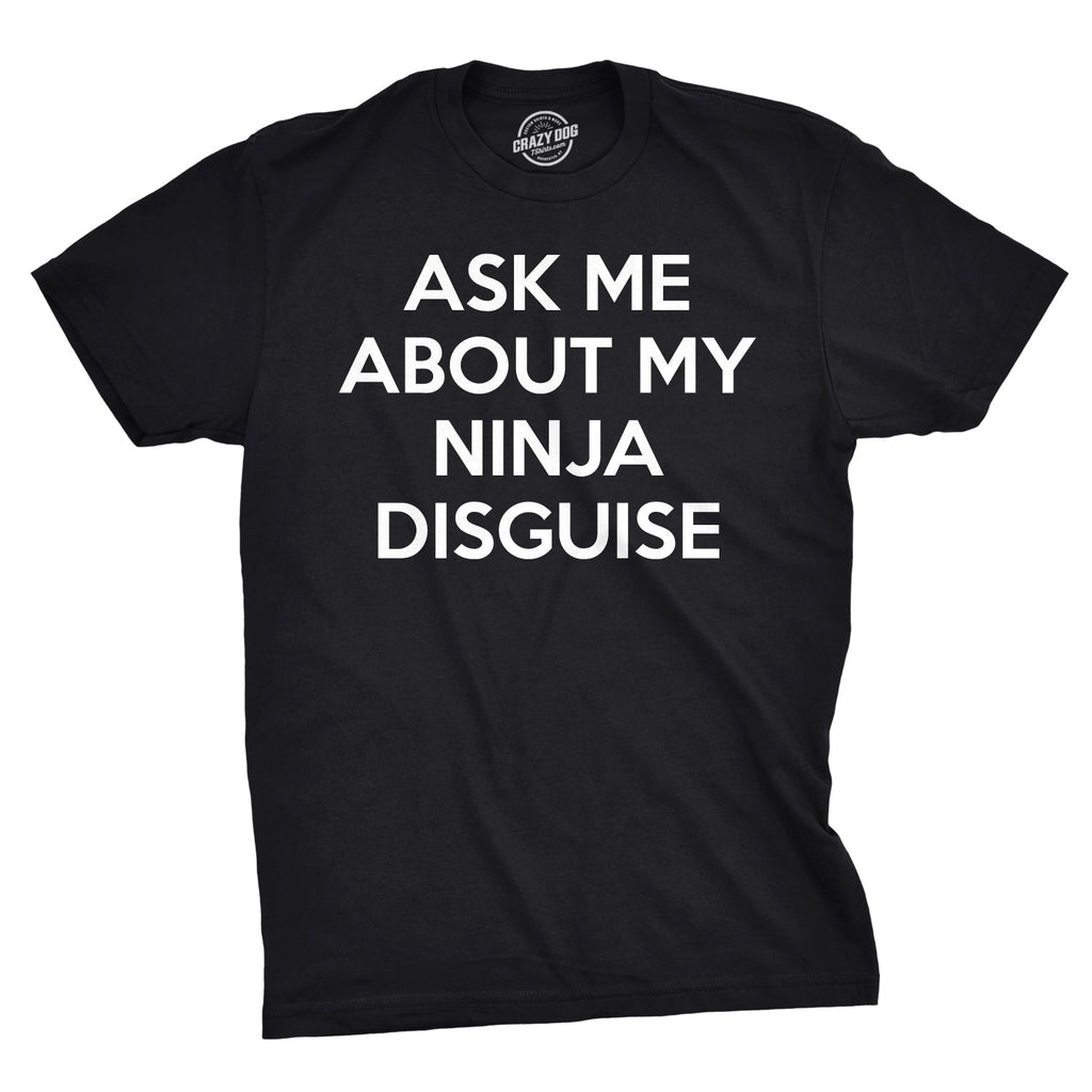 Ask Me About My Ninja Disguise Flip Youth T Shirt product image 3