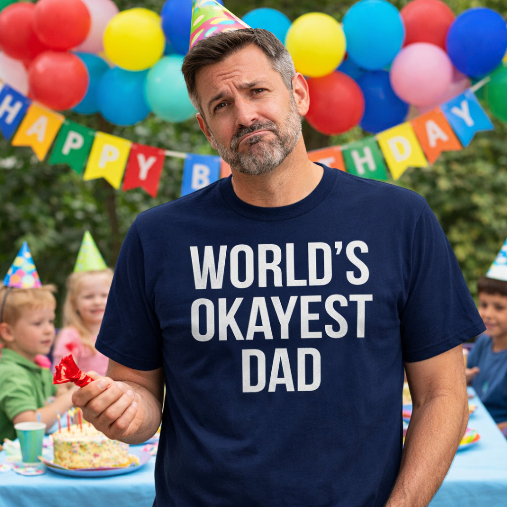 World's Okayest Dad Men's T Shirt product image 13