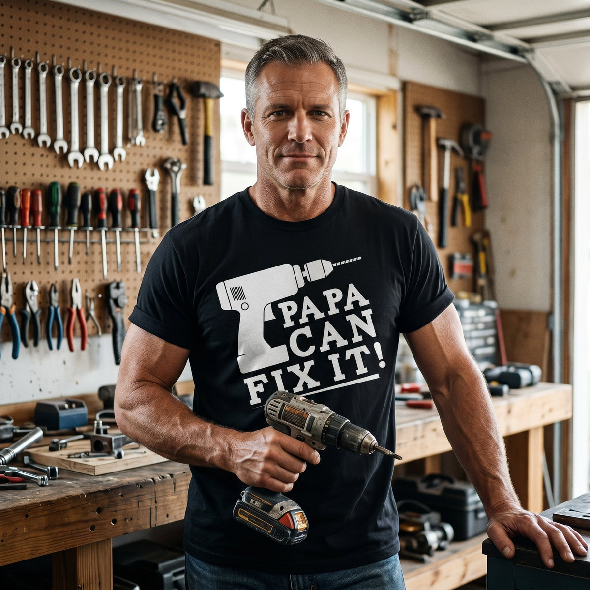 Papa Can Fix It Men's T Shirt product image 2