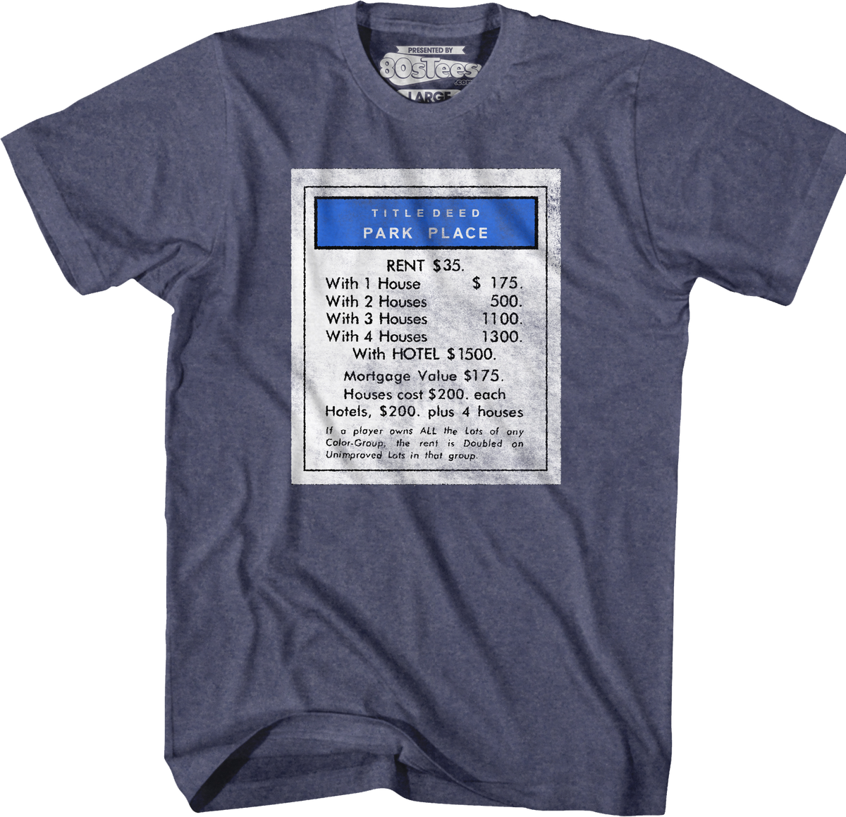 Park Place Monopoly T-Shirt product image 1