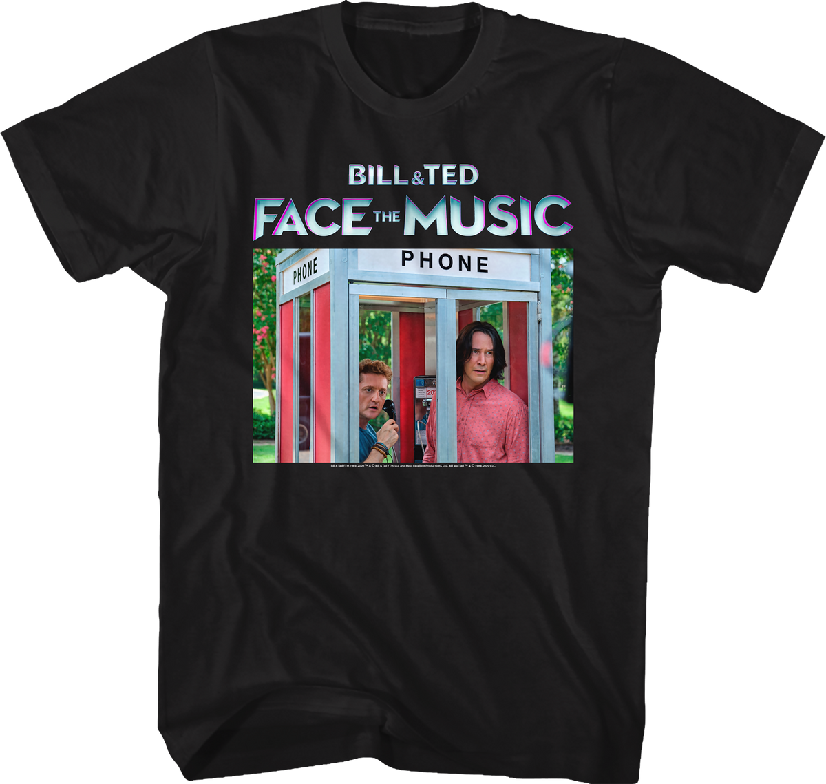Phone Booth Bill and Ted Face the Music T-Shirt product image 1