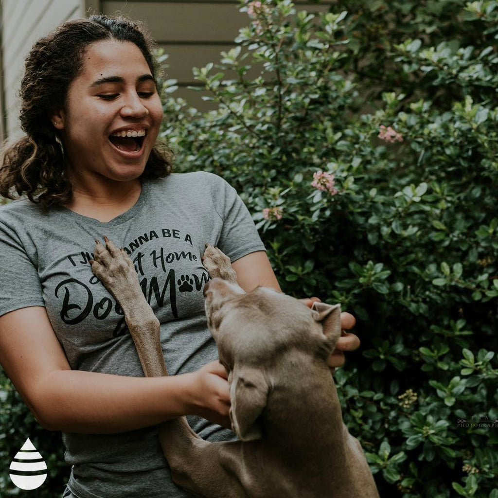I Just Want To Be A Stay At Home Dog Mom Women's T Shirt product image 4