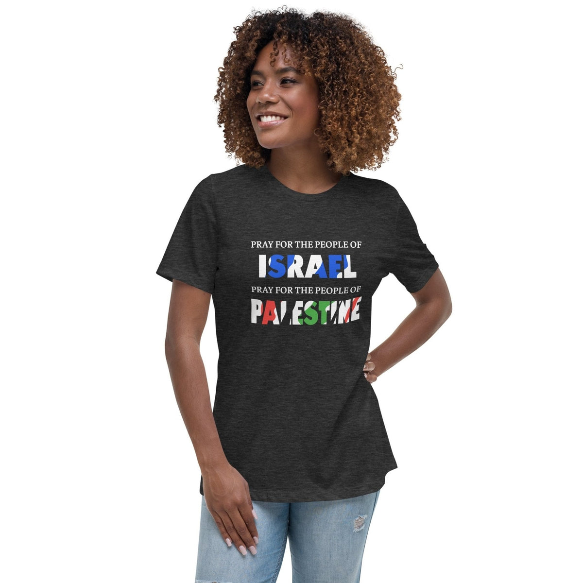 Pray For Israel Palestine Women's Shirt product image 2