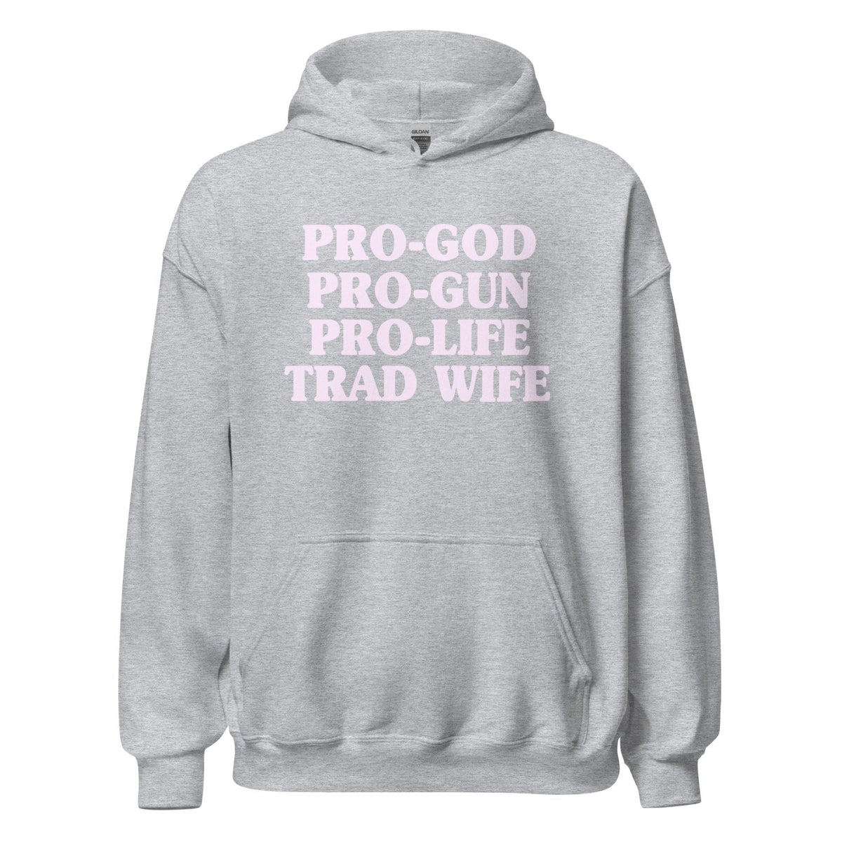 Pro-God Pro-Gun Pro-Life Trad Wife Hoodie product image 7