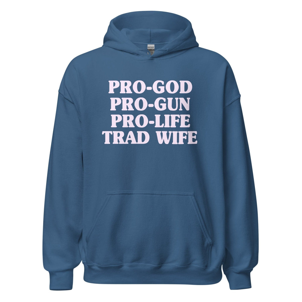 Pro-God Pro-Gun Pro-Life Trad Wife Hoodie product image 6