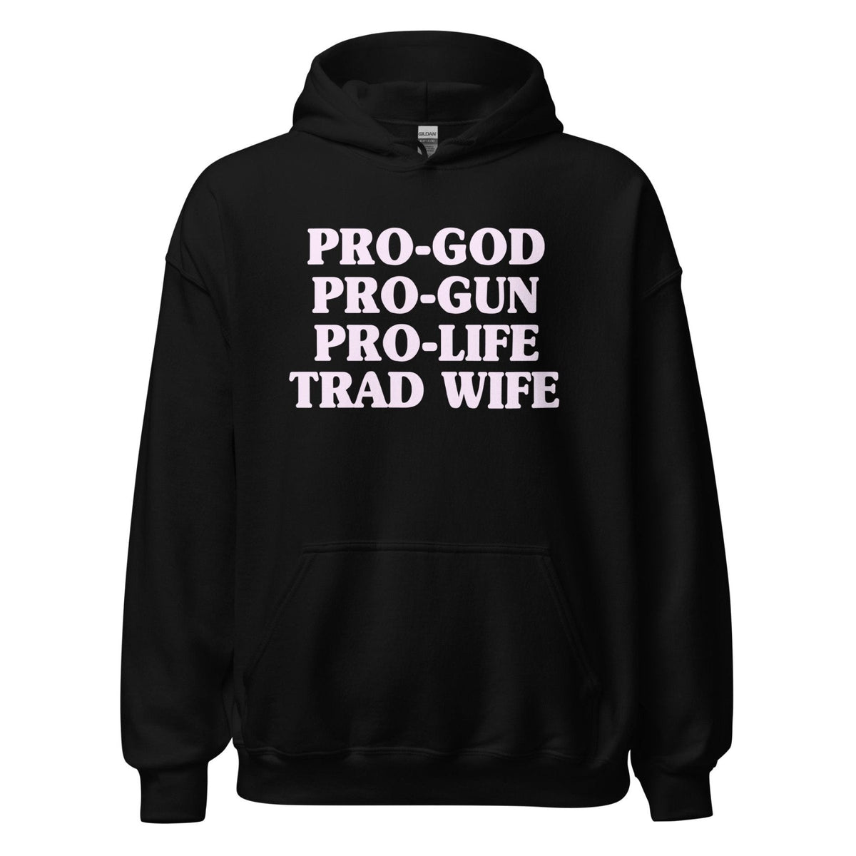 Pro-God Pro-Gun Pro-Life Trad Wife Hoodie product image 4