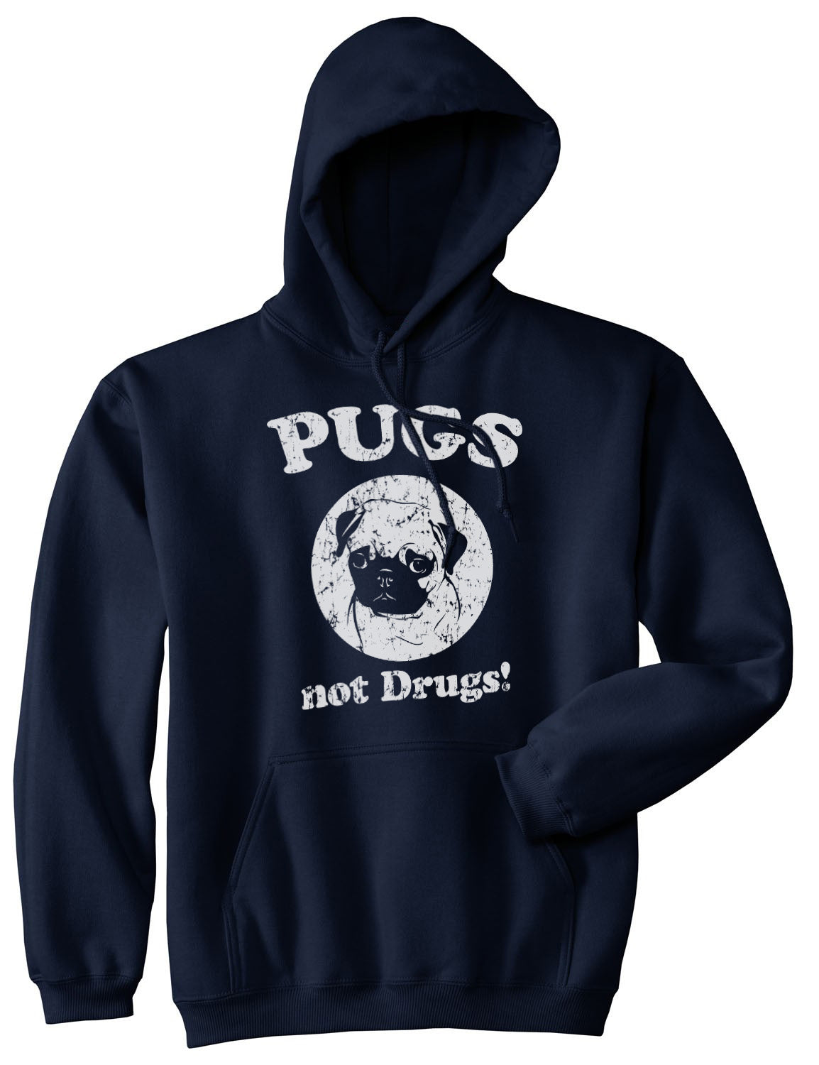 Pugs Not Drugs Hoodie product image 2