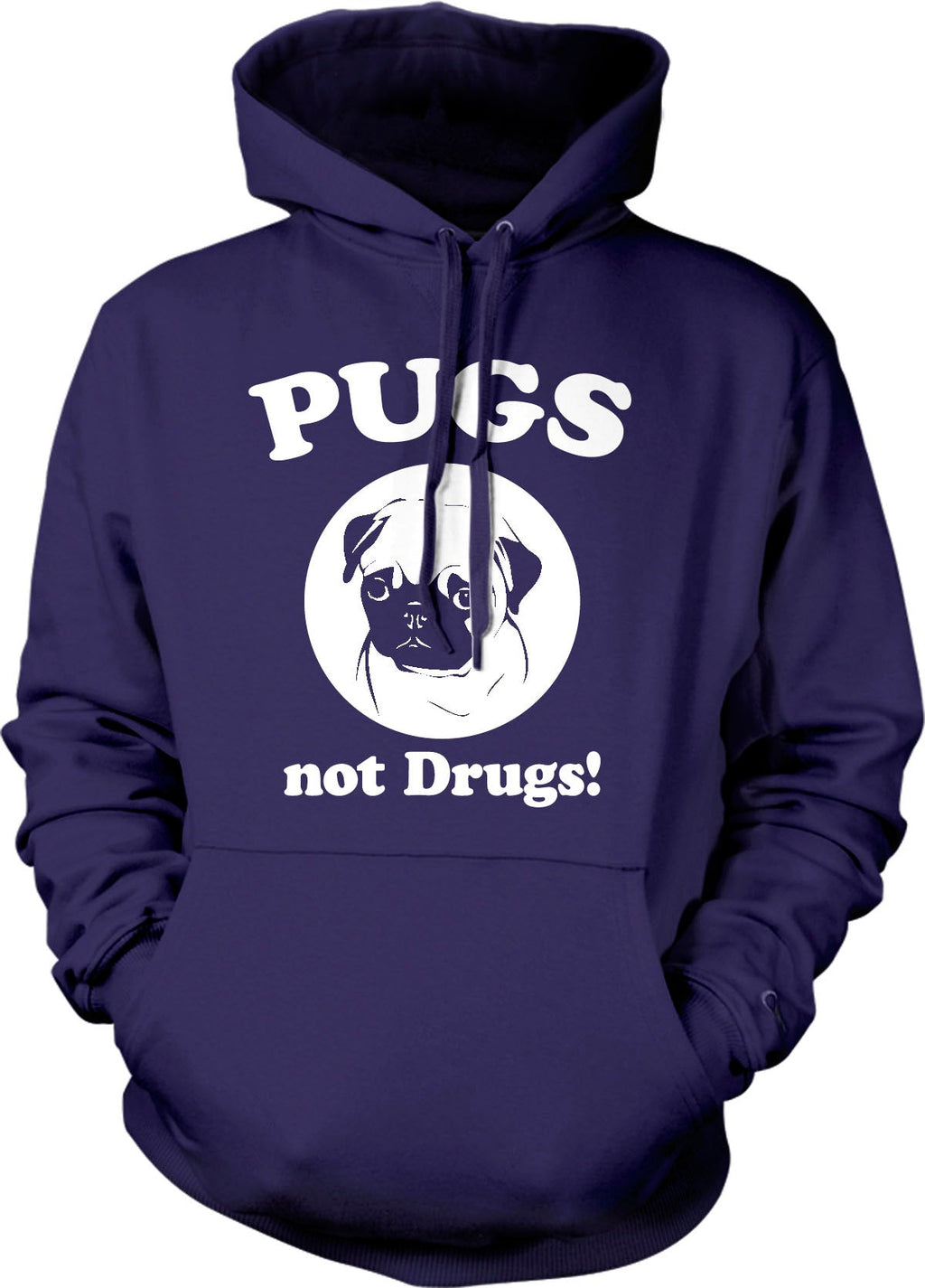 Pugs Not Drugs Hoodie product image 1