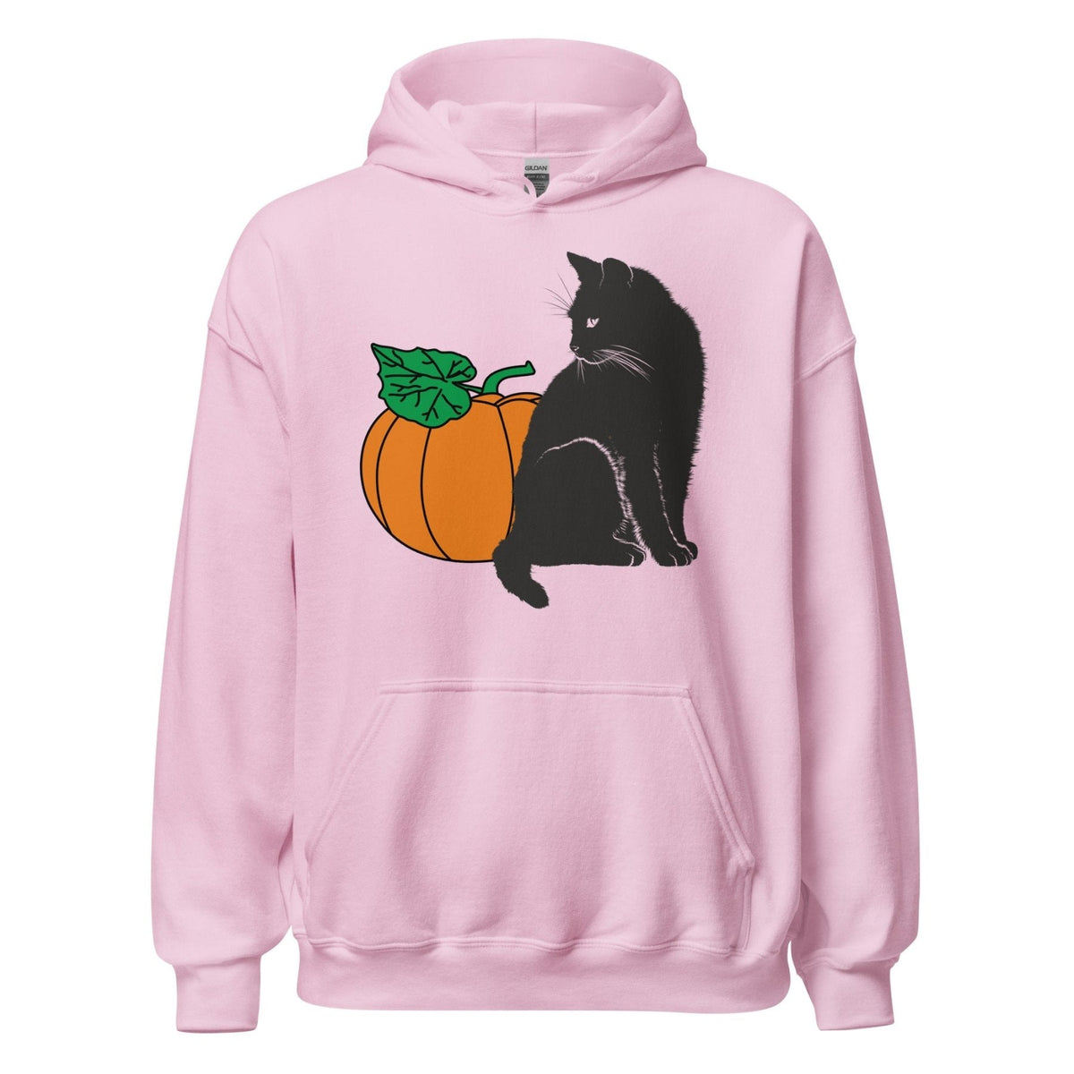 Pumpkin and Black Cat Hoodie product image 6