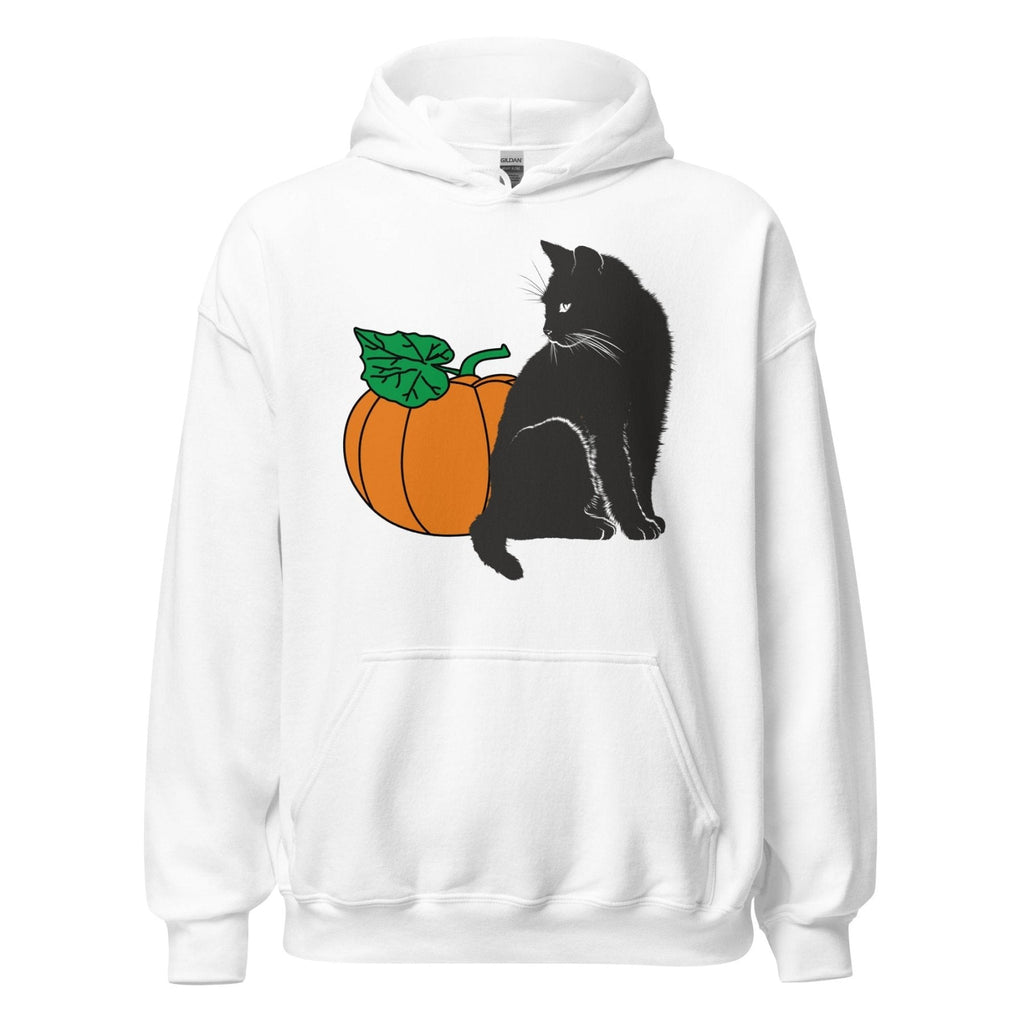 Pumpkin and Black Cat Hoodie product image 7