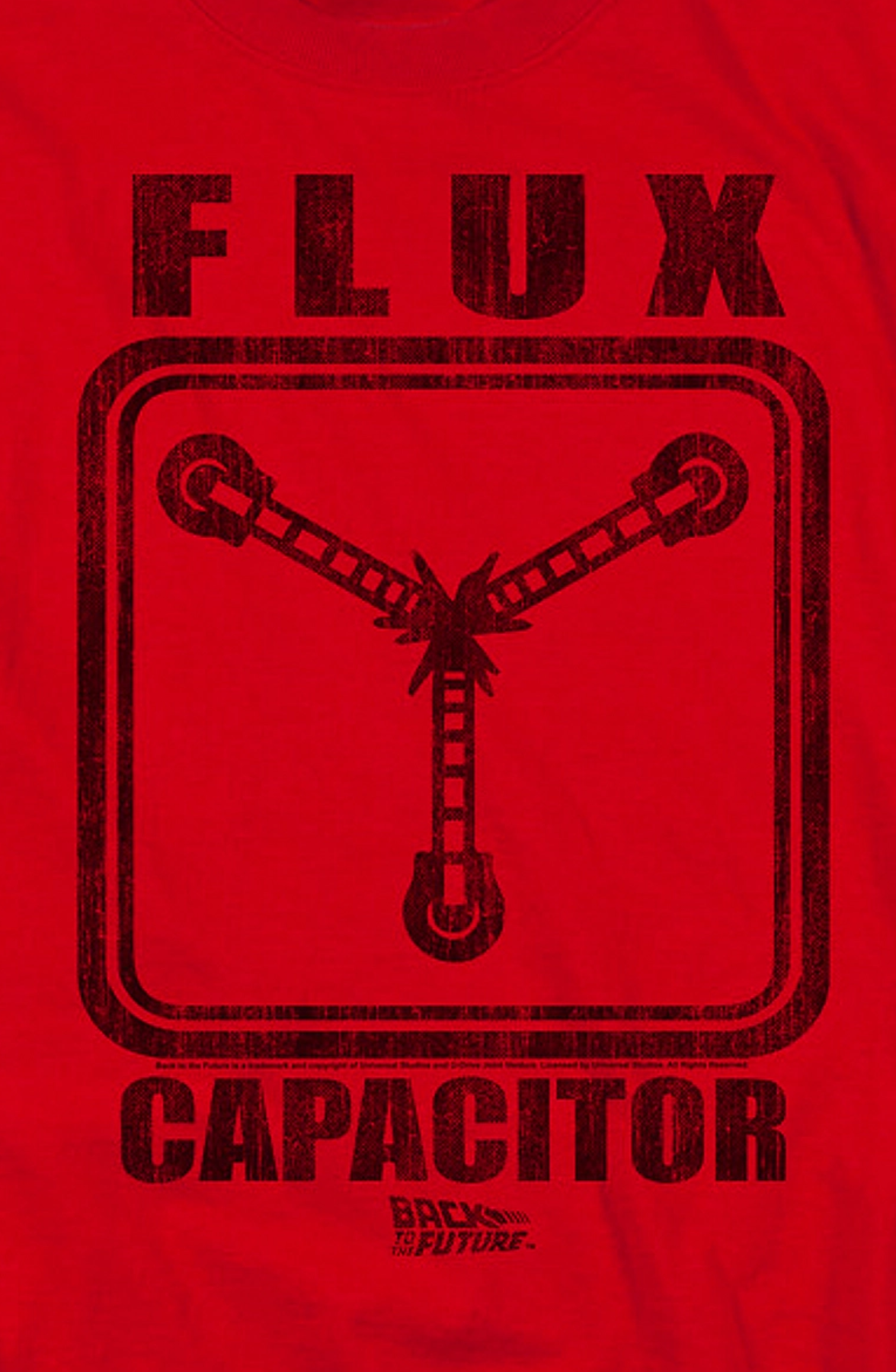 Red Flux Capacitor Back To The Future T-Shirt product image 2