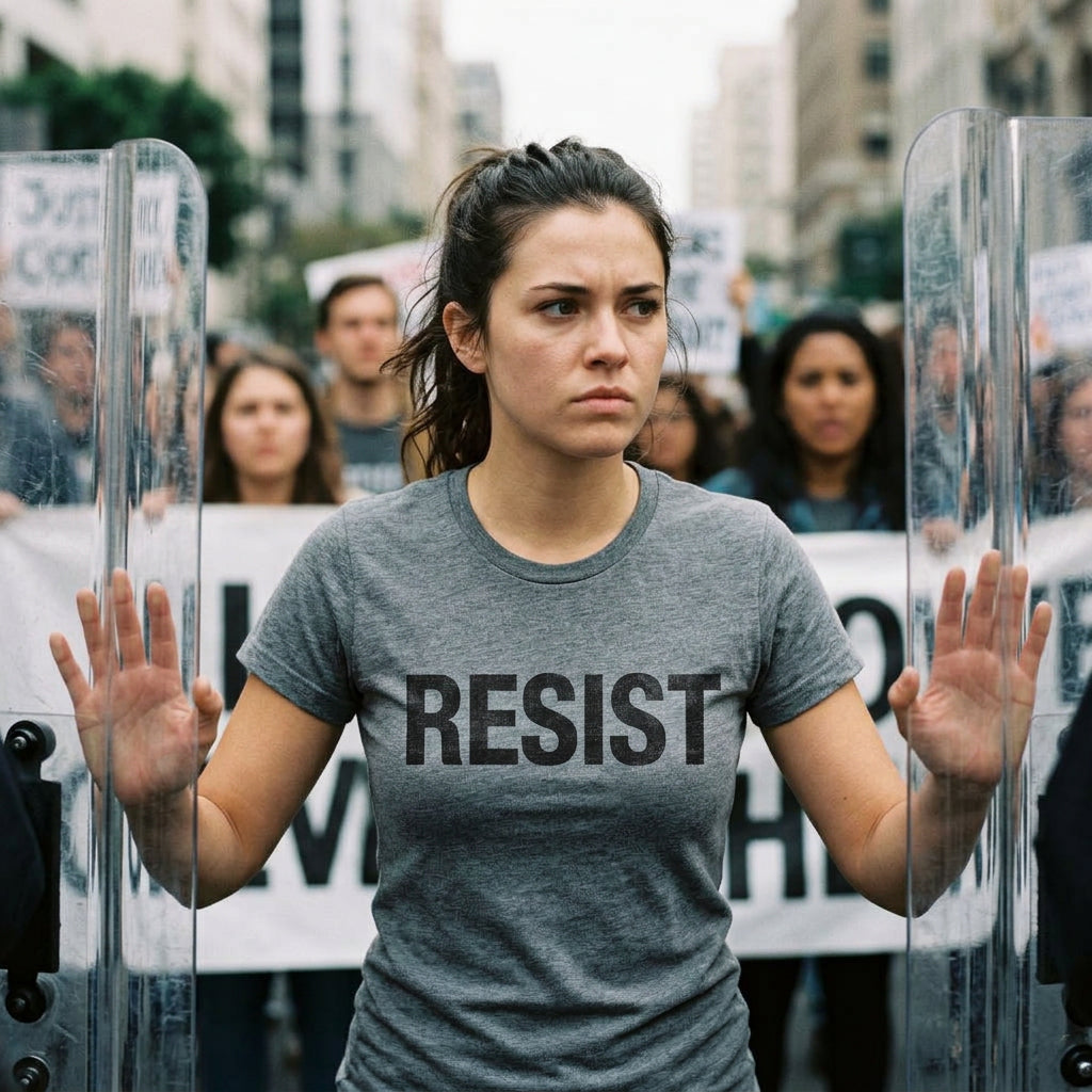 Womens Resist T Shirts Political Anti Authority Protest product image 16