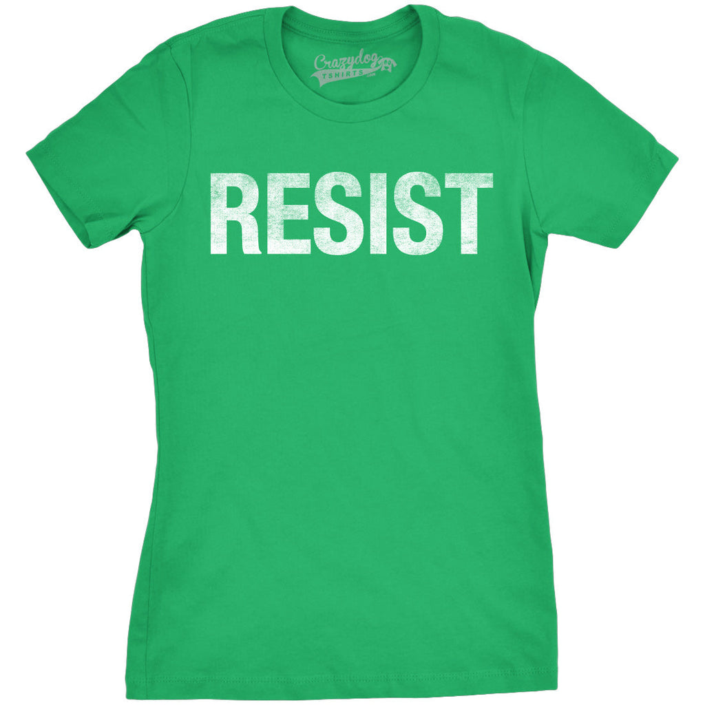 Womens Resist T Shirts Political Anti Authority Protest product image 14