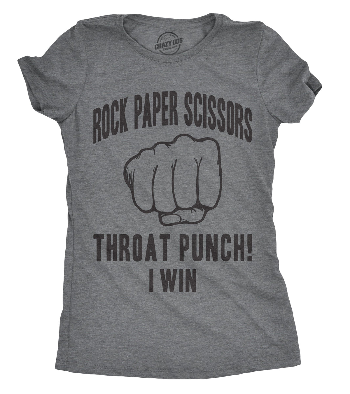 Rock Paper Scissors Throat Punch Women's T Shirt product image 1