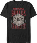 Rolling Dice Builds Character Dungeons & Dragons T-Shirt product image 1