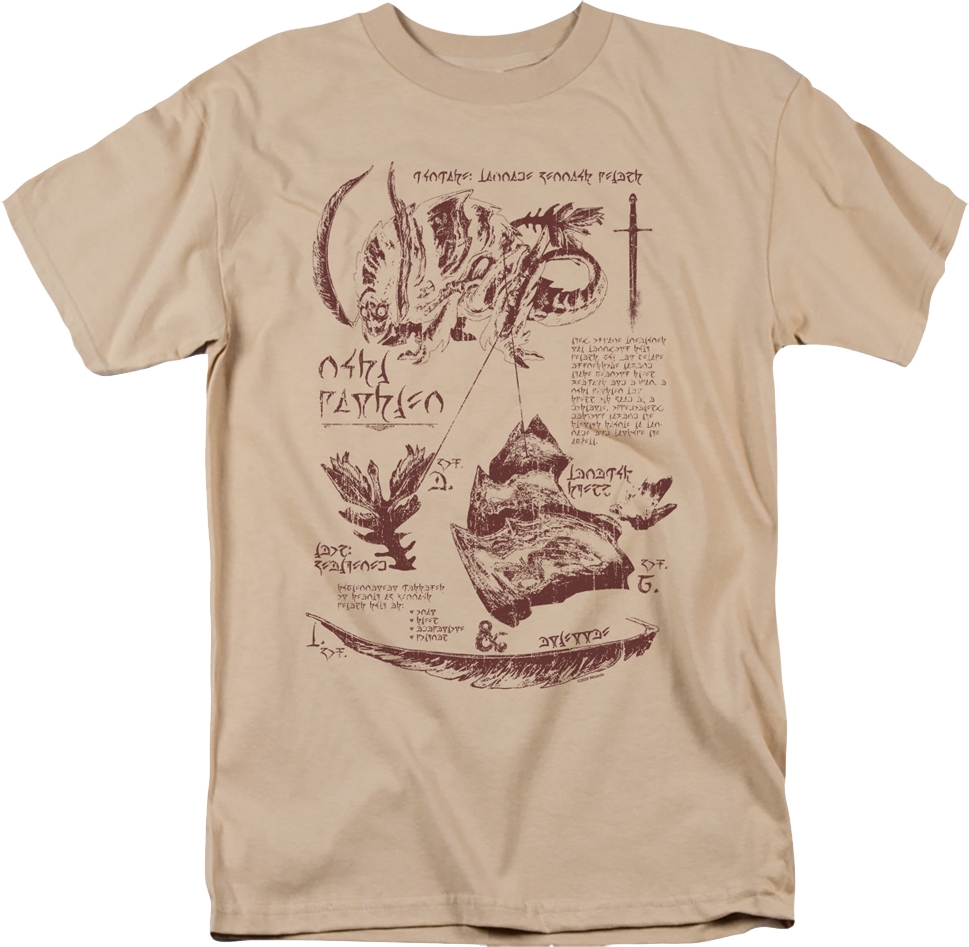 Rust Monster Anatomy Dungeons & Dragons T-Shirt product image 1