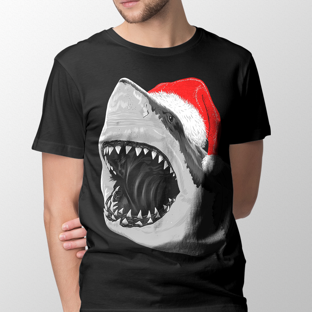 Santa Jaws Men's T Shirt product image 3
