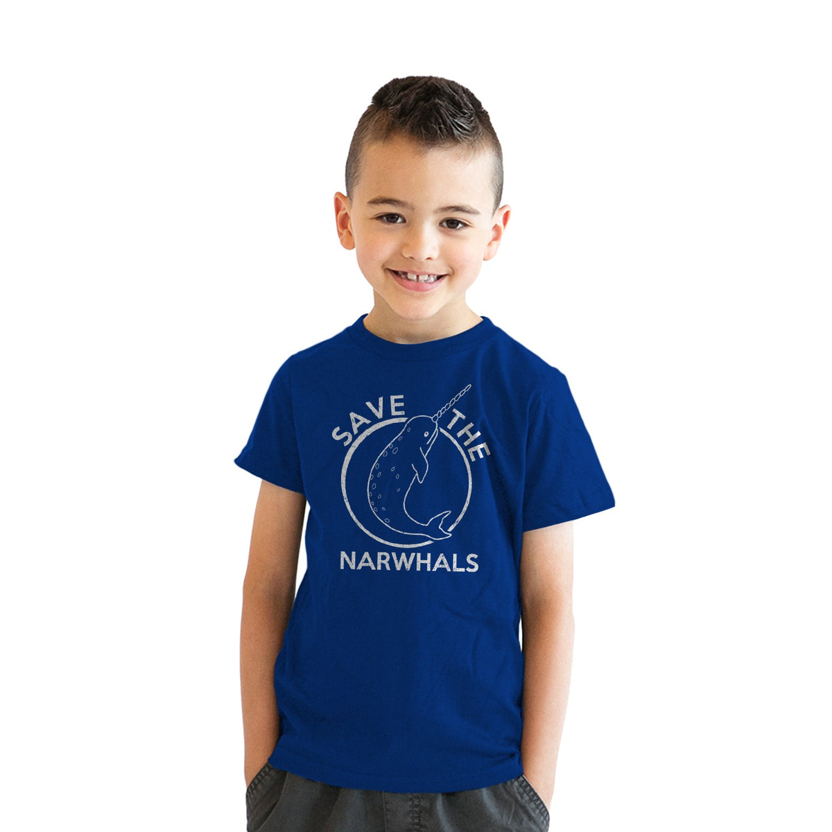 Save The Narwhals Youth T Shirt product image 1