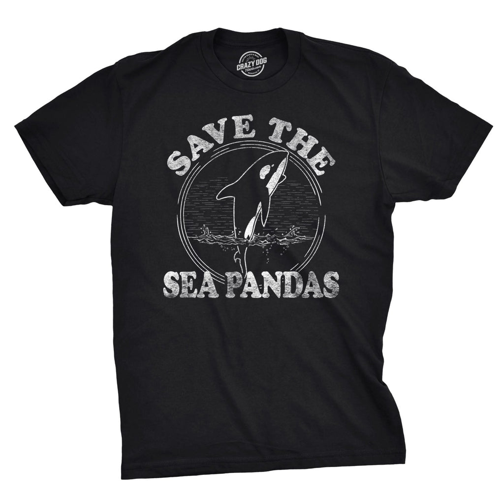 Save The Sea Pandas Men's T Shirt product image 1