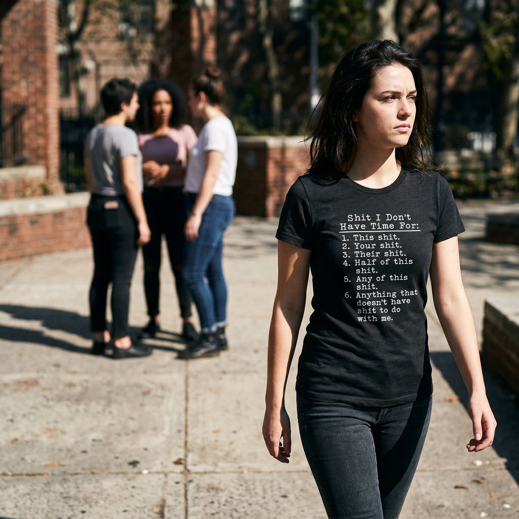 Shit I Don't Have Time For Women's T Shirt product image 2