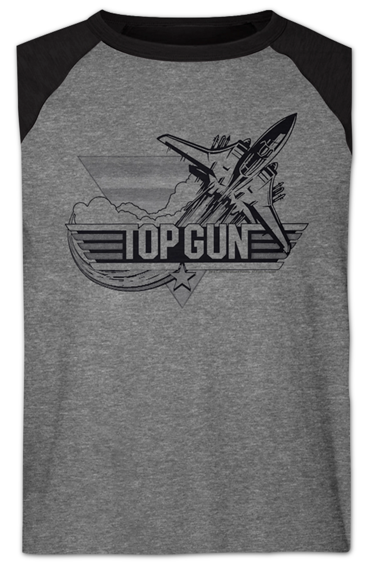 Simple Flyby Top Gun Raglan Baseball Shirt product image 2