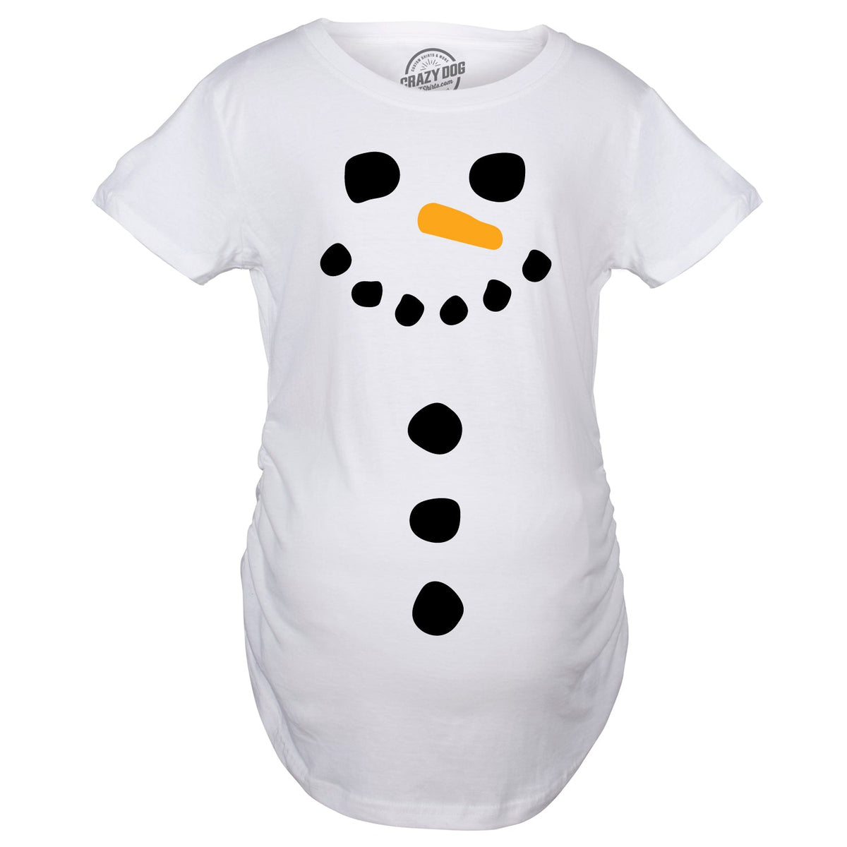 Snowman Buttons Maternity T Shirt product image 3