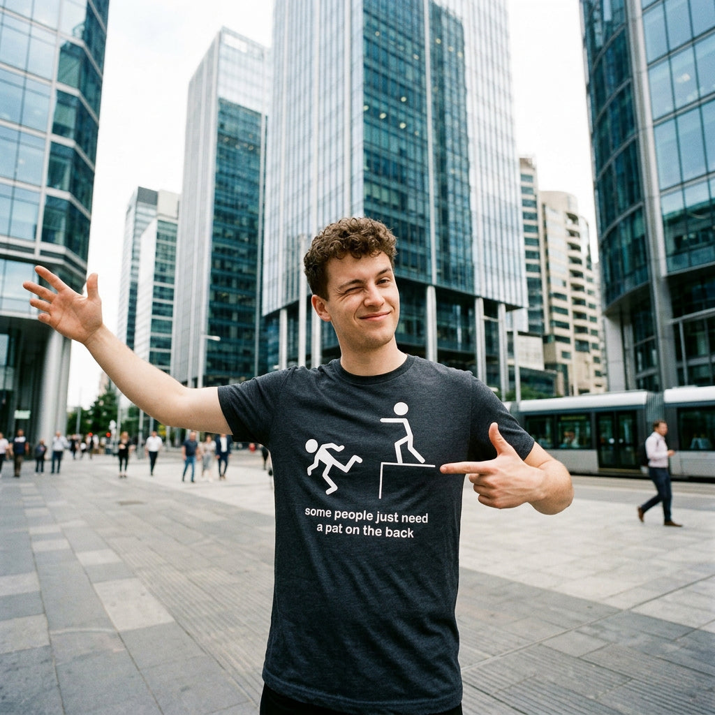 Some People Need A Pat On The Back Men's T Shirt product image 4