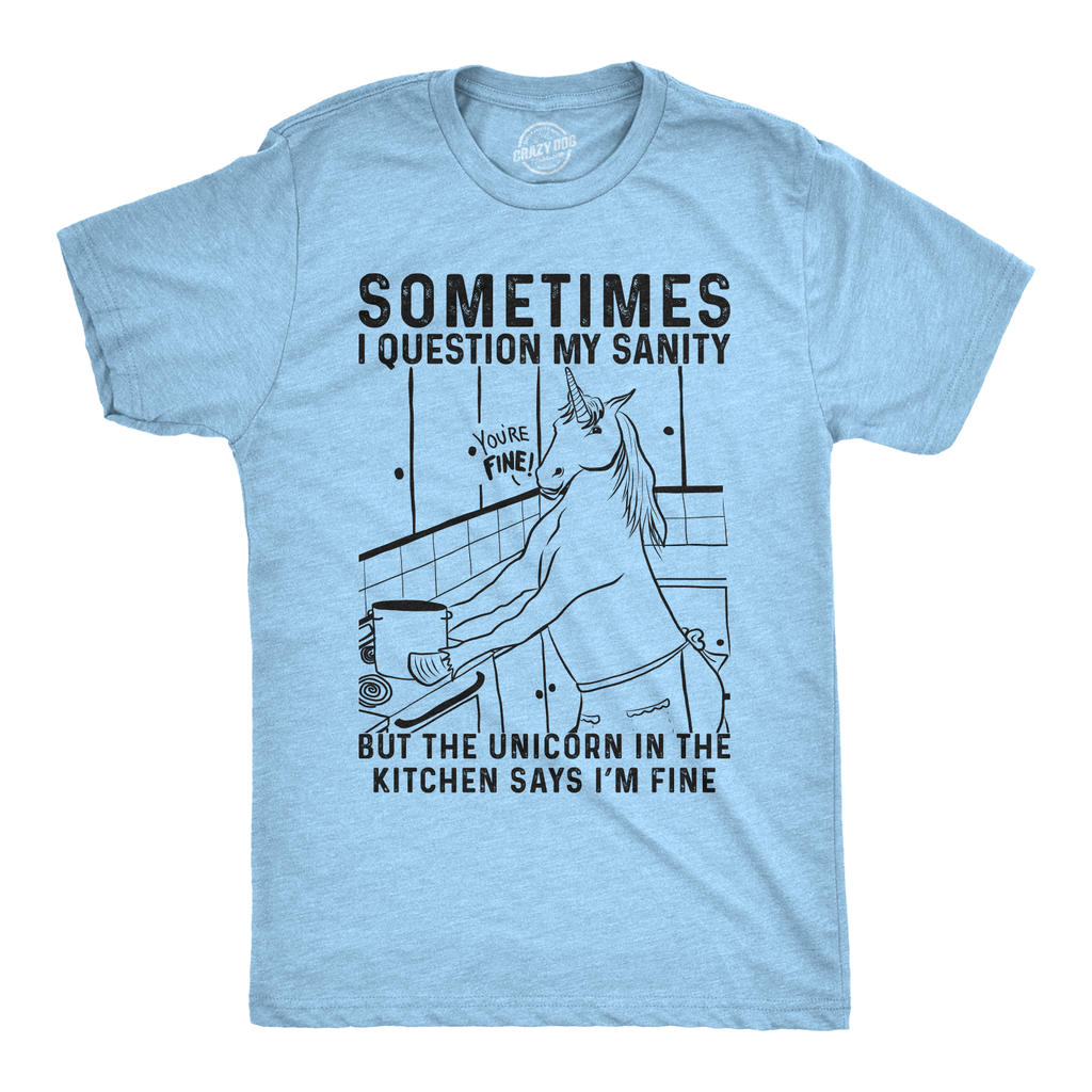Sometimes I Question My Sanity Men's T Shirt product image 1