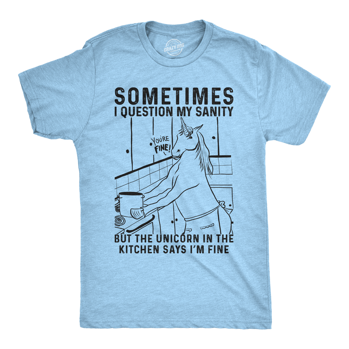 Sometimes I Question My Sanity Men's T Shirt product image 1