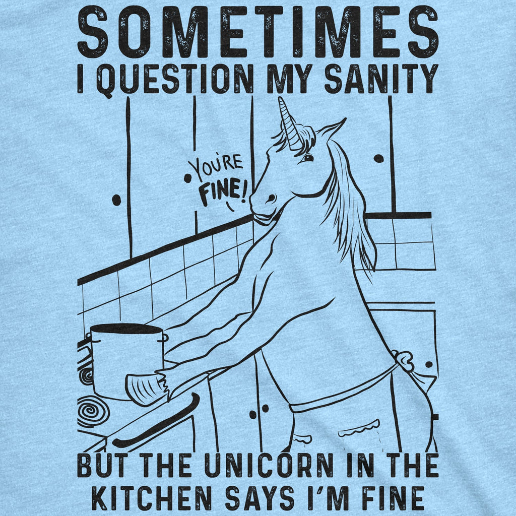 Sometimes I Question My Sanity Men's T Shirt product image 2