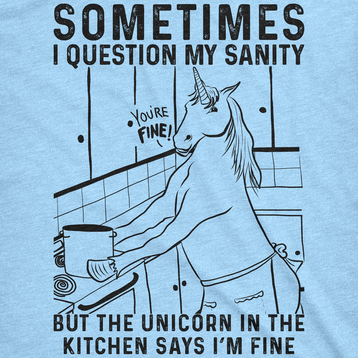 Sometimes I Question My Sanity Men's T Shirt product image 2