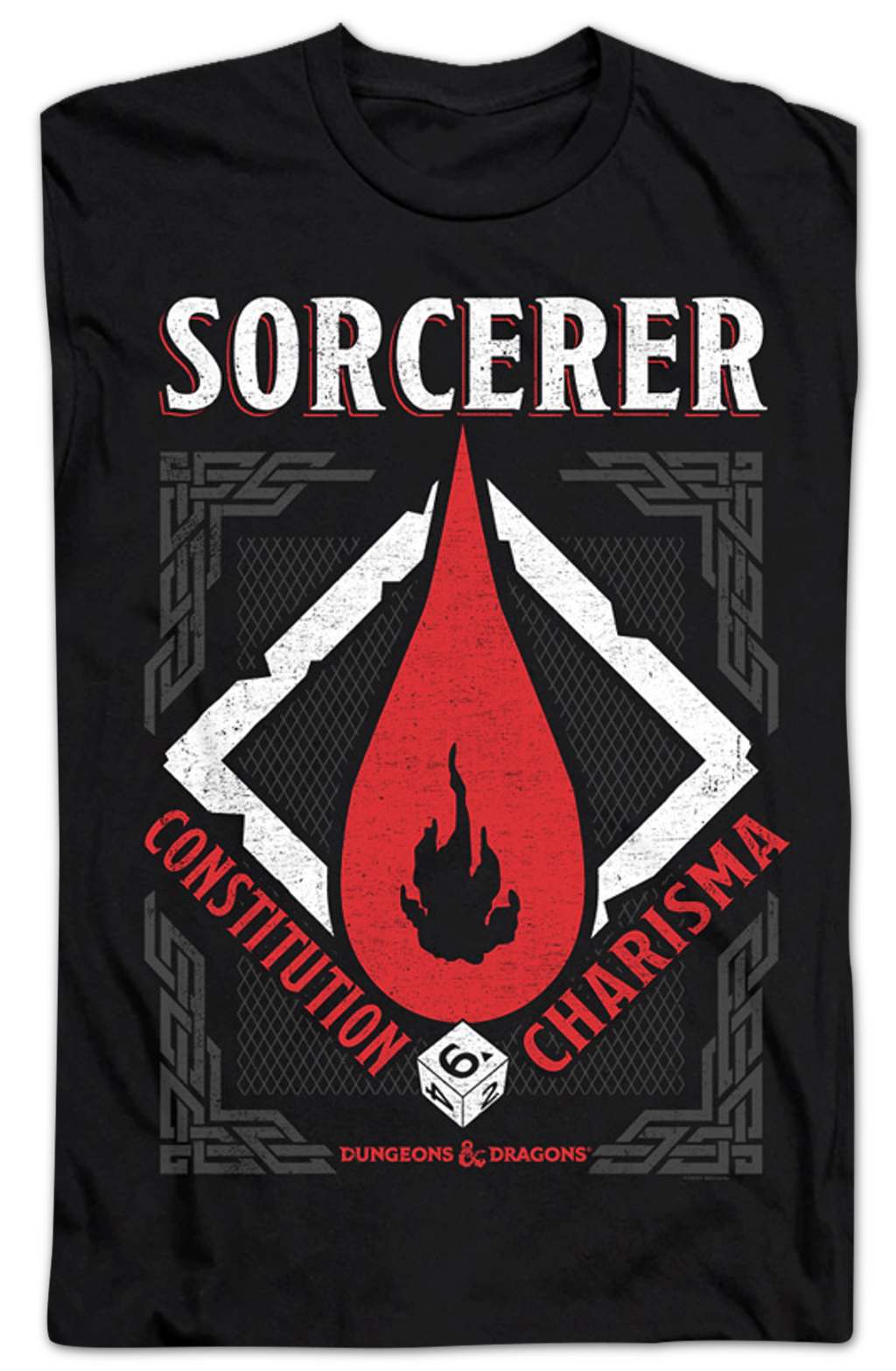 Sorcerer Logo Dungeons & Dragons T-Shirt product image 2